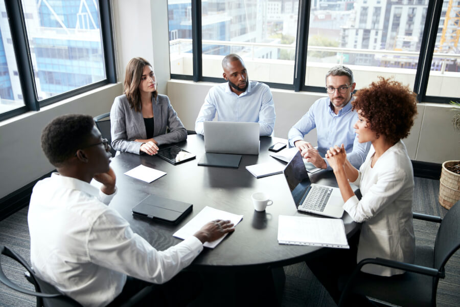 Colorado public sector leadership team in a collaborative meeting